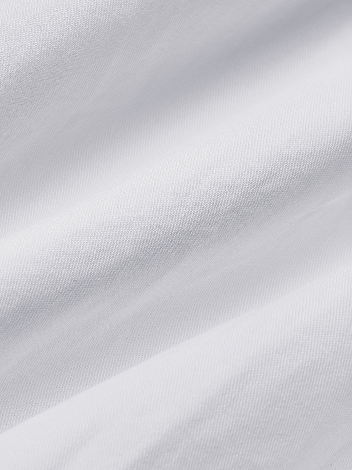 Linen Stand Collar Dress With No