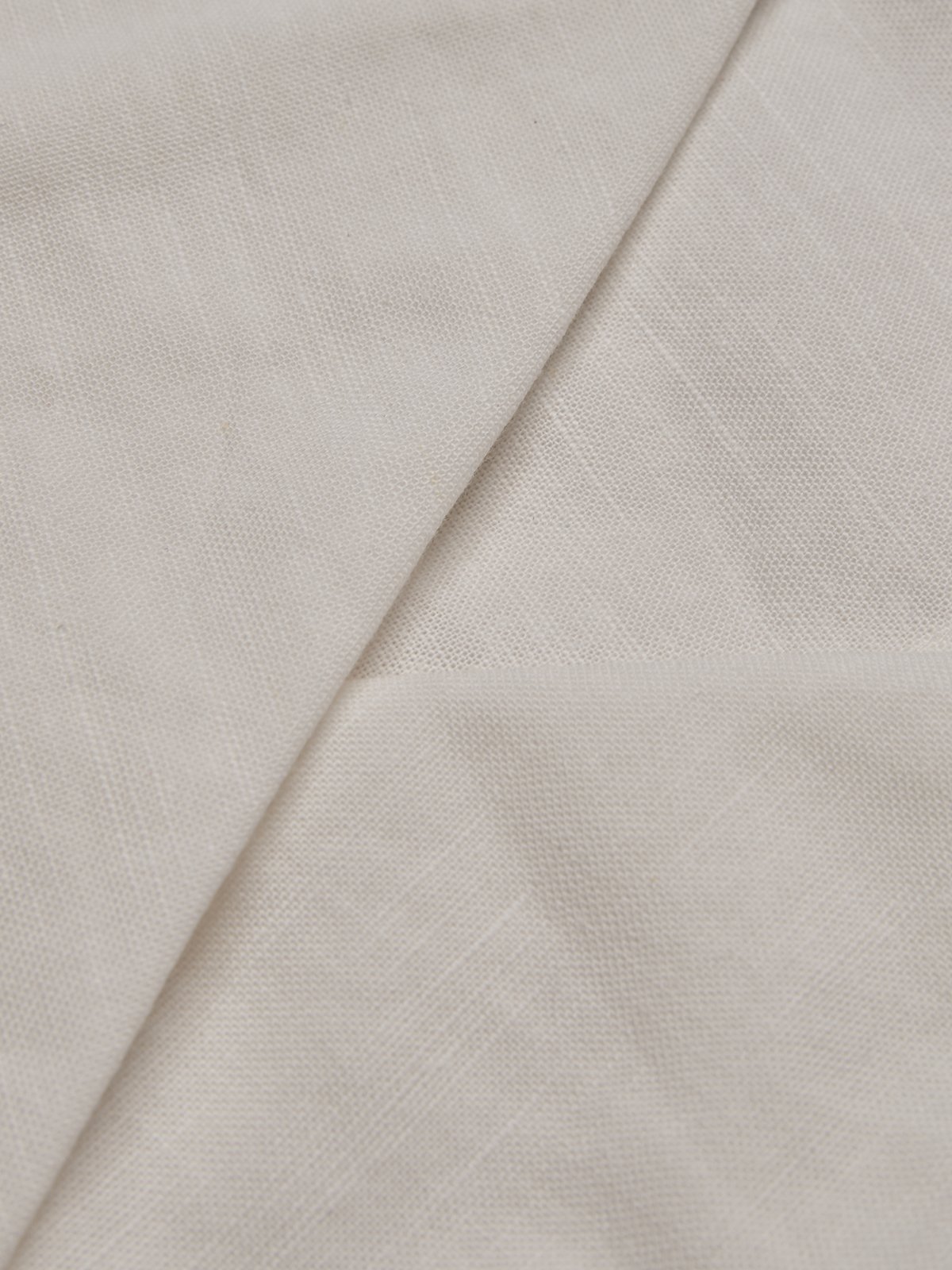 Linen Casual Plain linen-cotton Blouse
