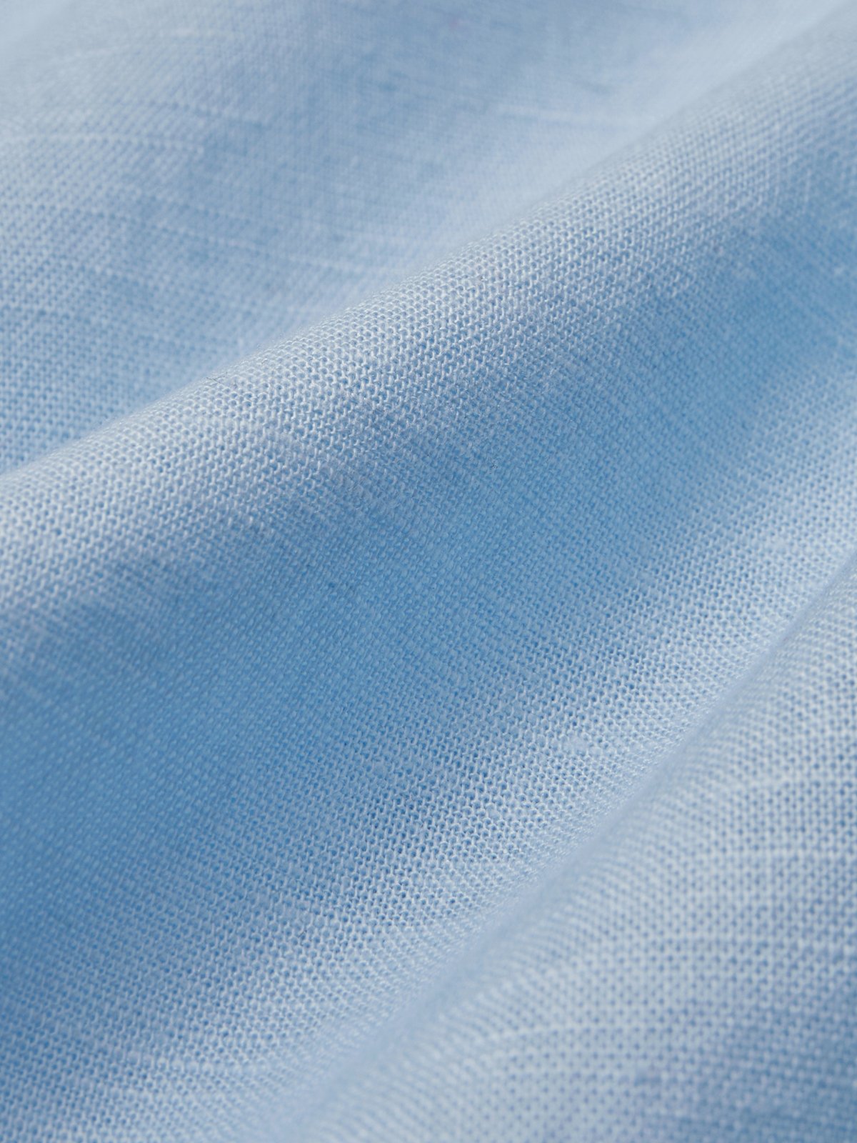Casual Plain Shirt Collar linen-cotton Midi Dress