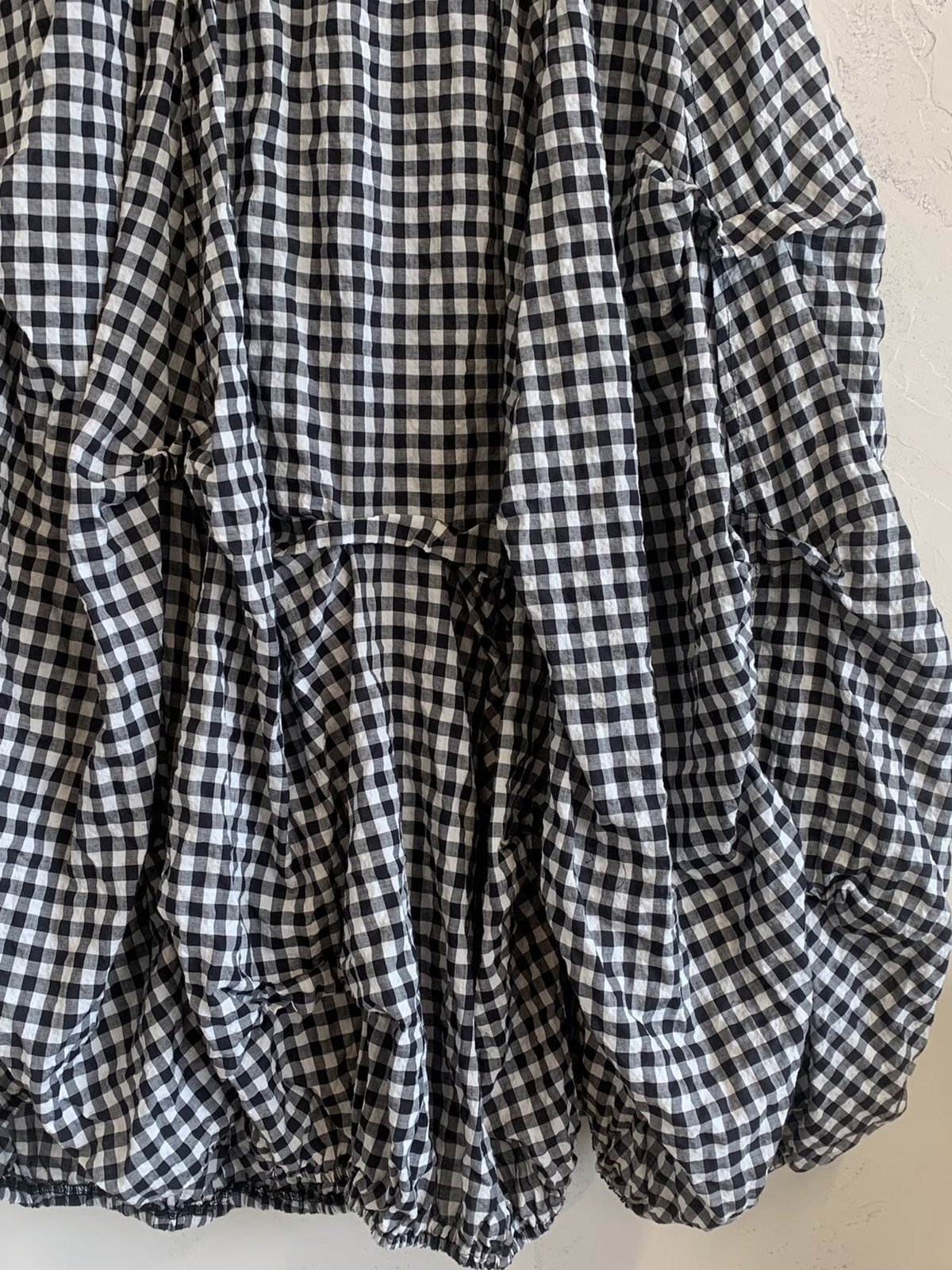 Checkered Summer MIdi Women Dress With Pockets