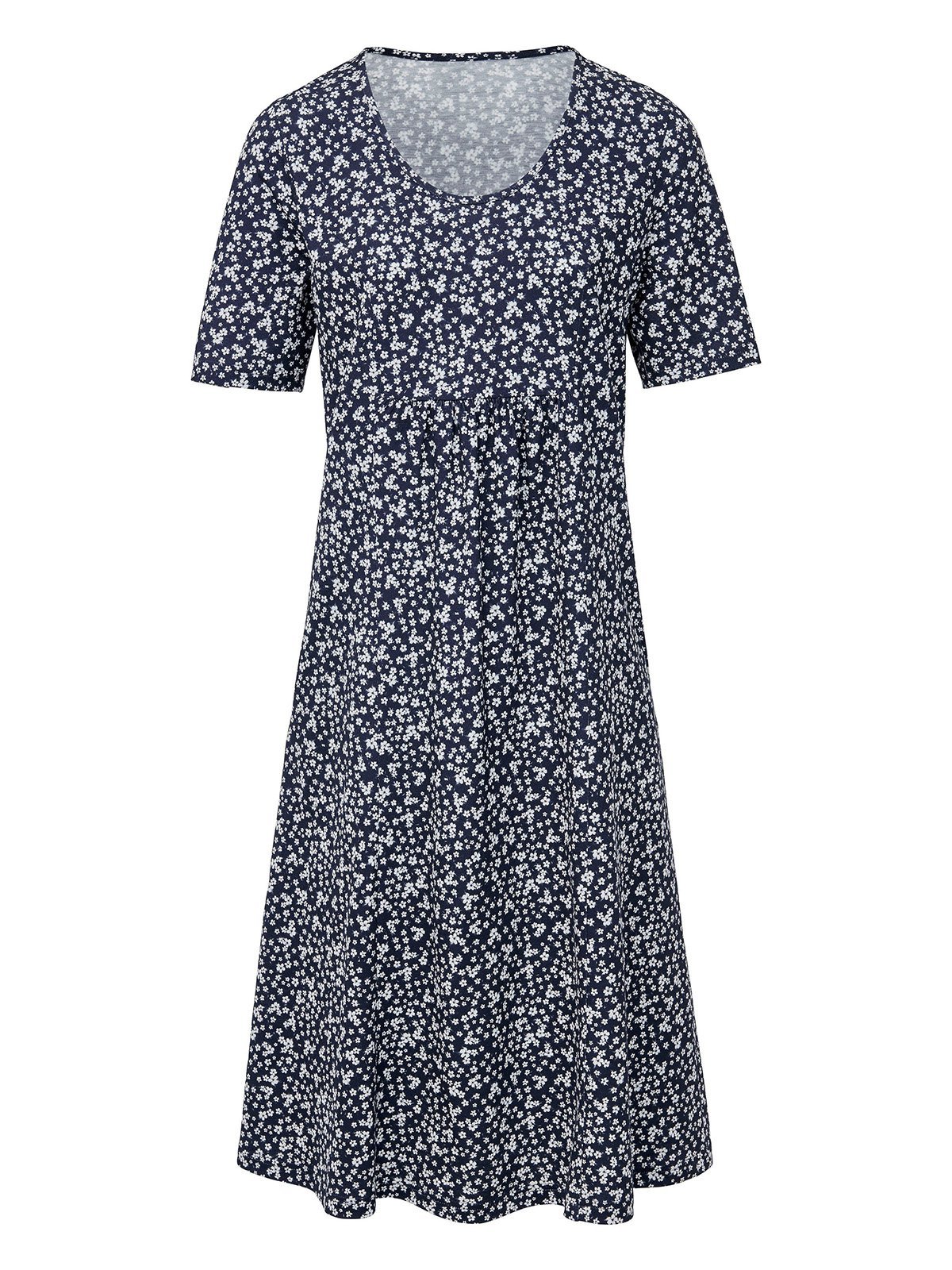 Summer Floral Pockets Midi Dress | roselinlin