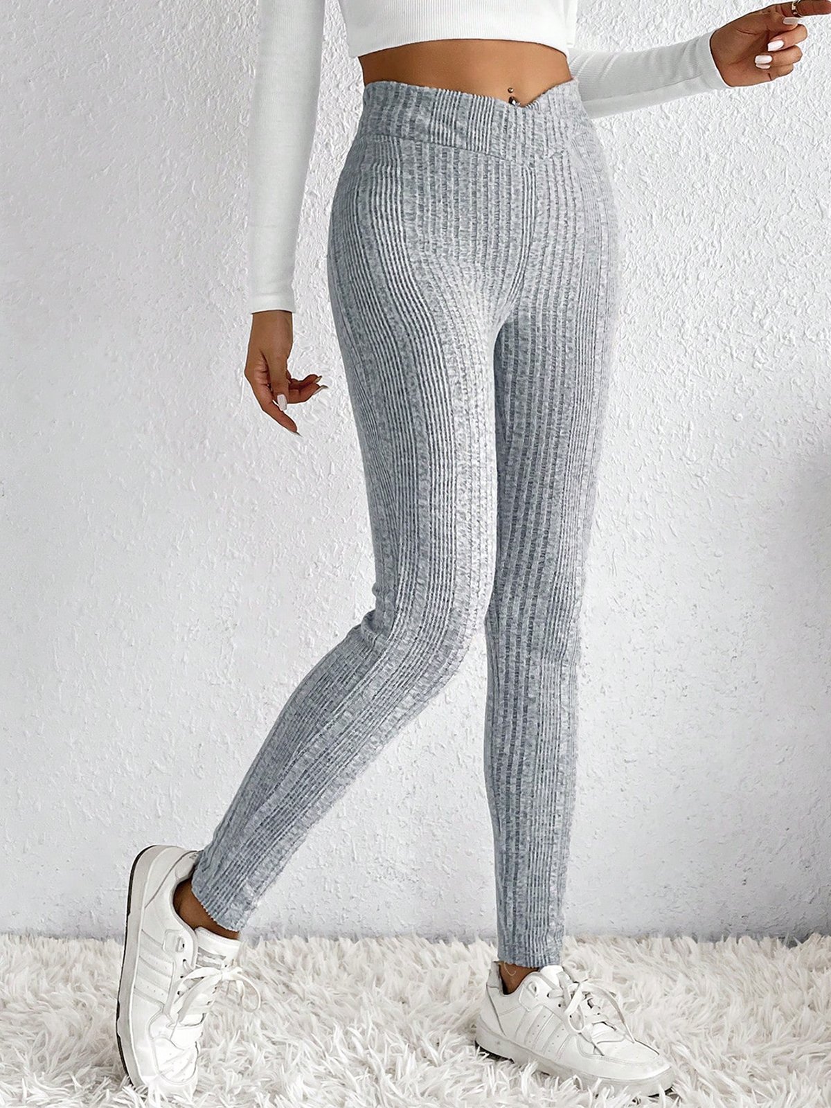 Tight Plain Casual Legging
