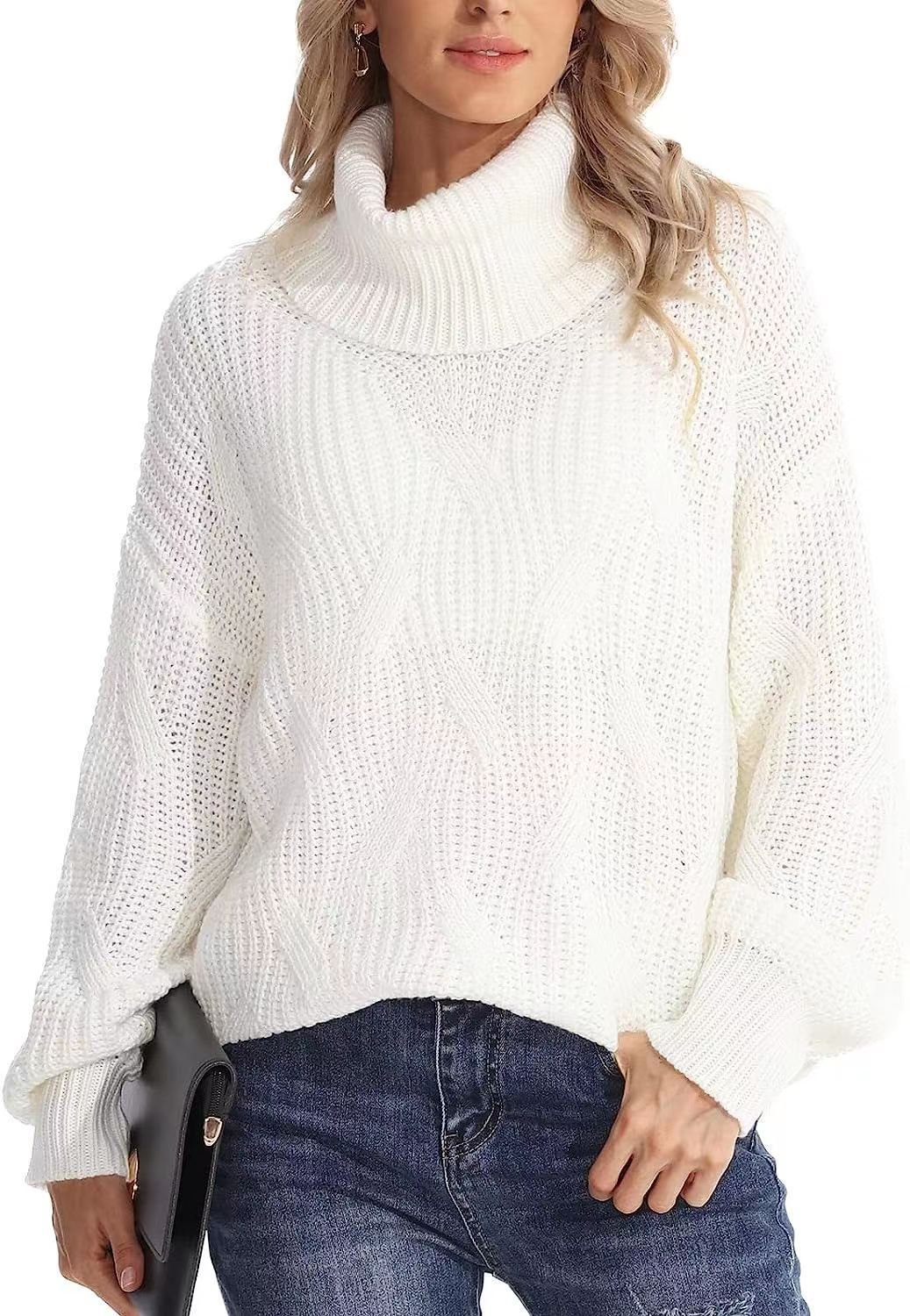 Casual Turtleneck Regular Fit Wool/Knitting Sweater