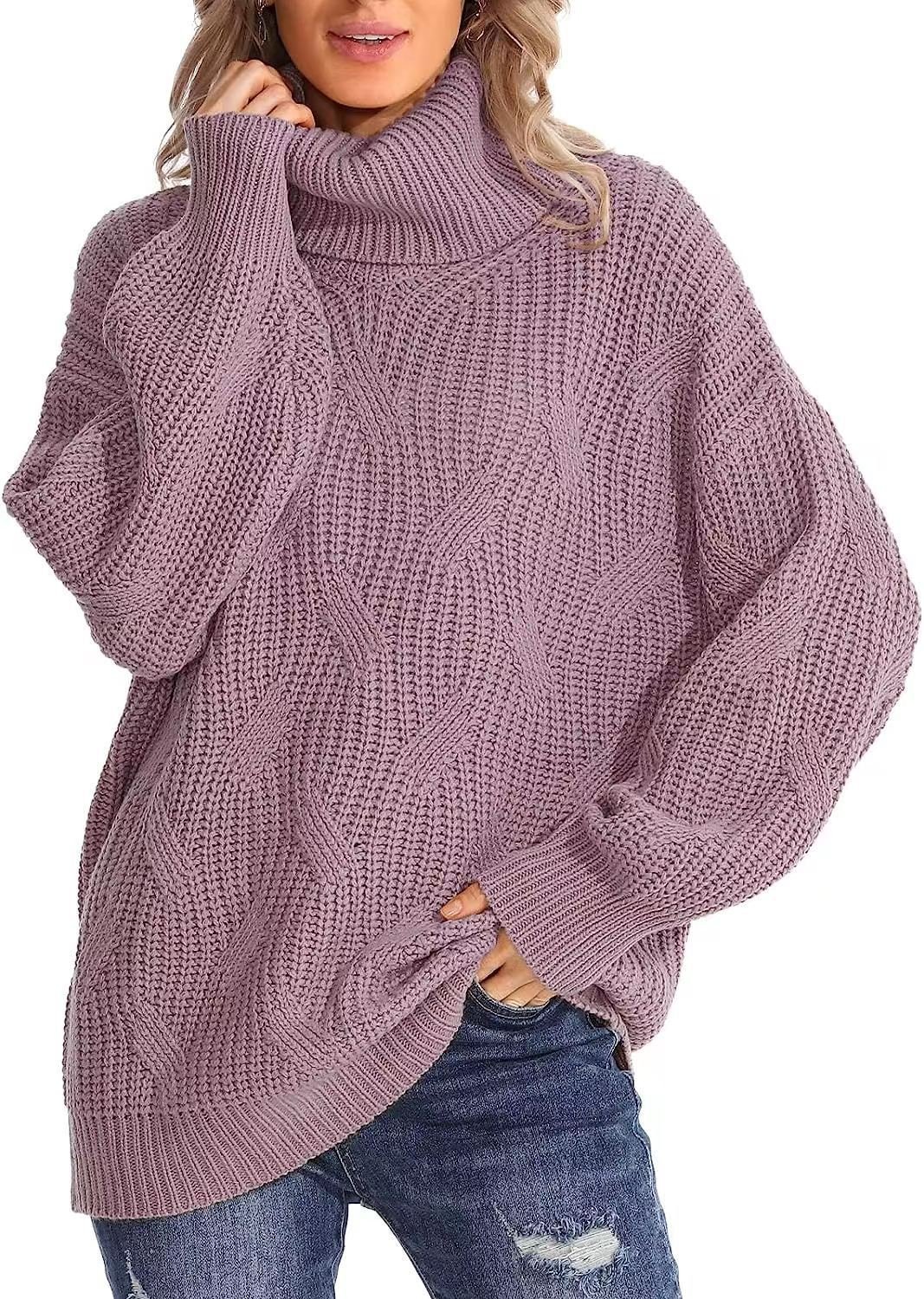 Casual Turtleneck Regular Fit Wool/Knitting Sweater