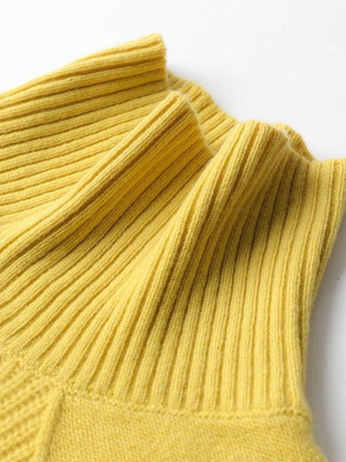 Wool/Knitting Turtleneck Casual Sweater