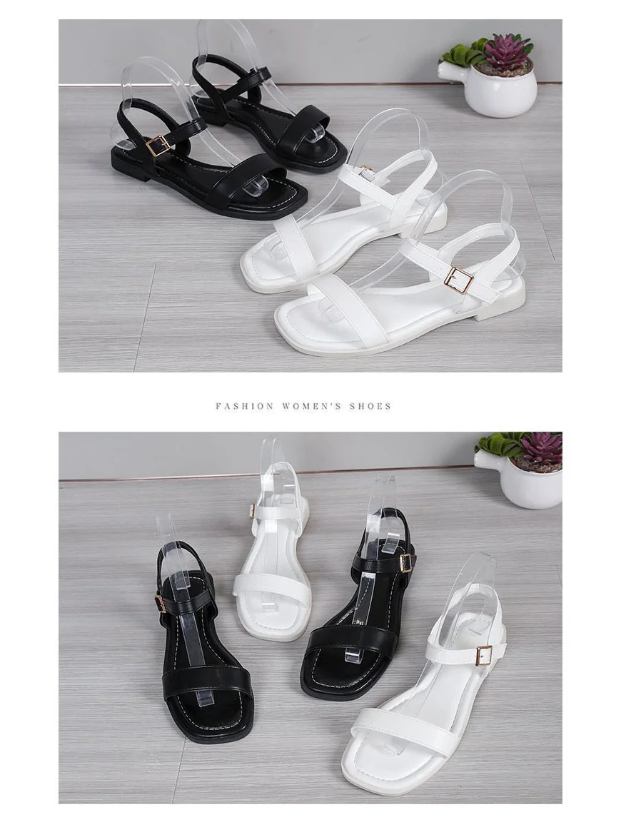 Pu Plain Vacation Summer Sandal