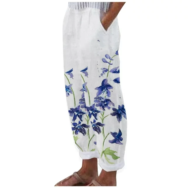 Floral Casual Loose Pants