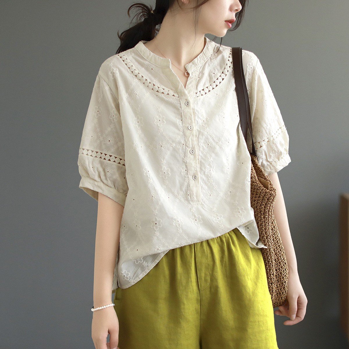 Casual Cotton Blouse