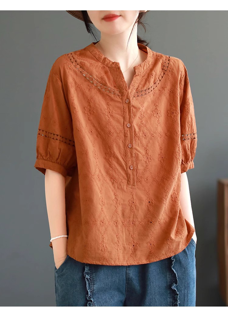 Casual Cotton Blouse