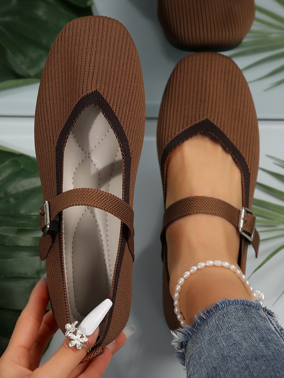 Plain All Season Casual Shallow Shoes