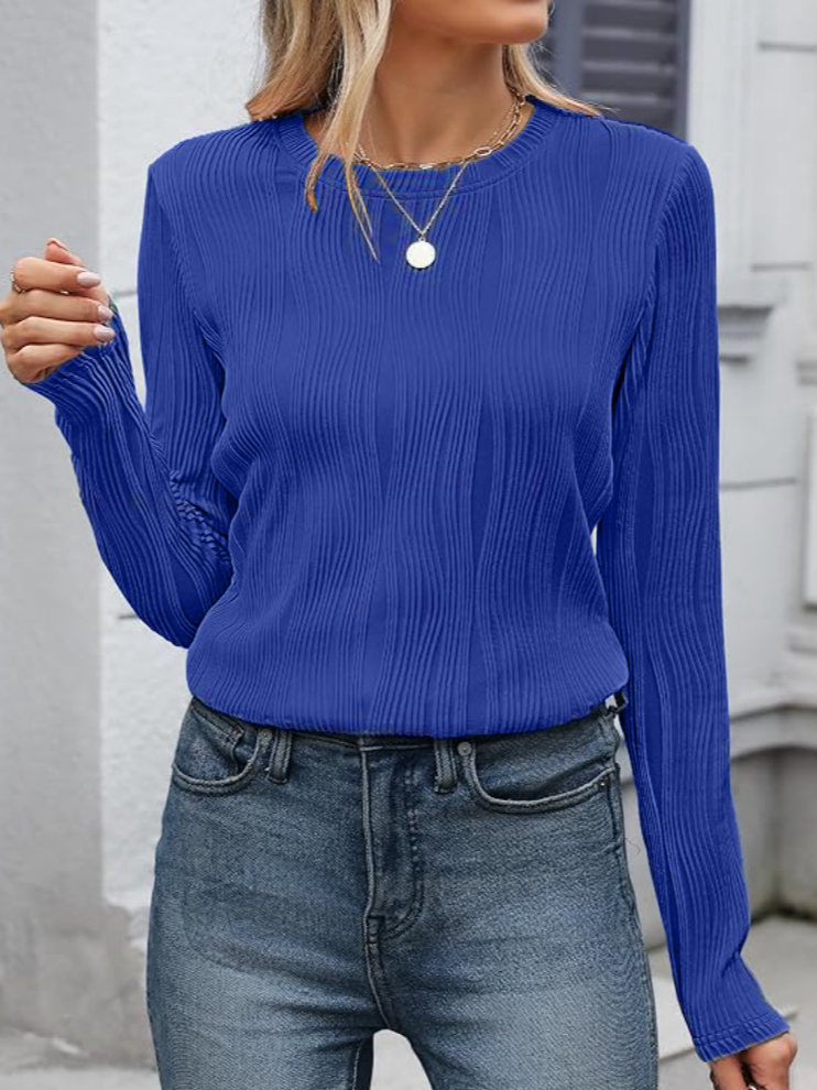 Casual Plain Loose Blouse