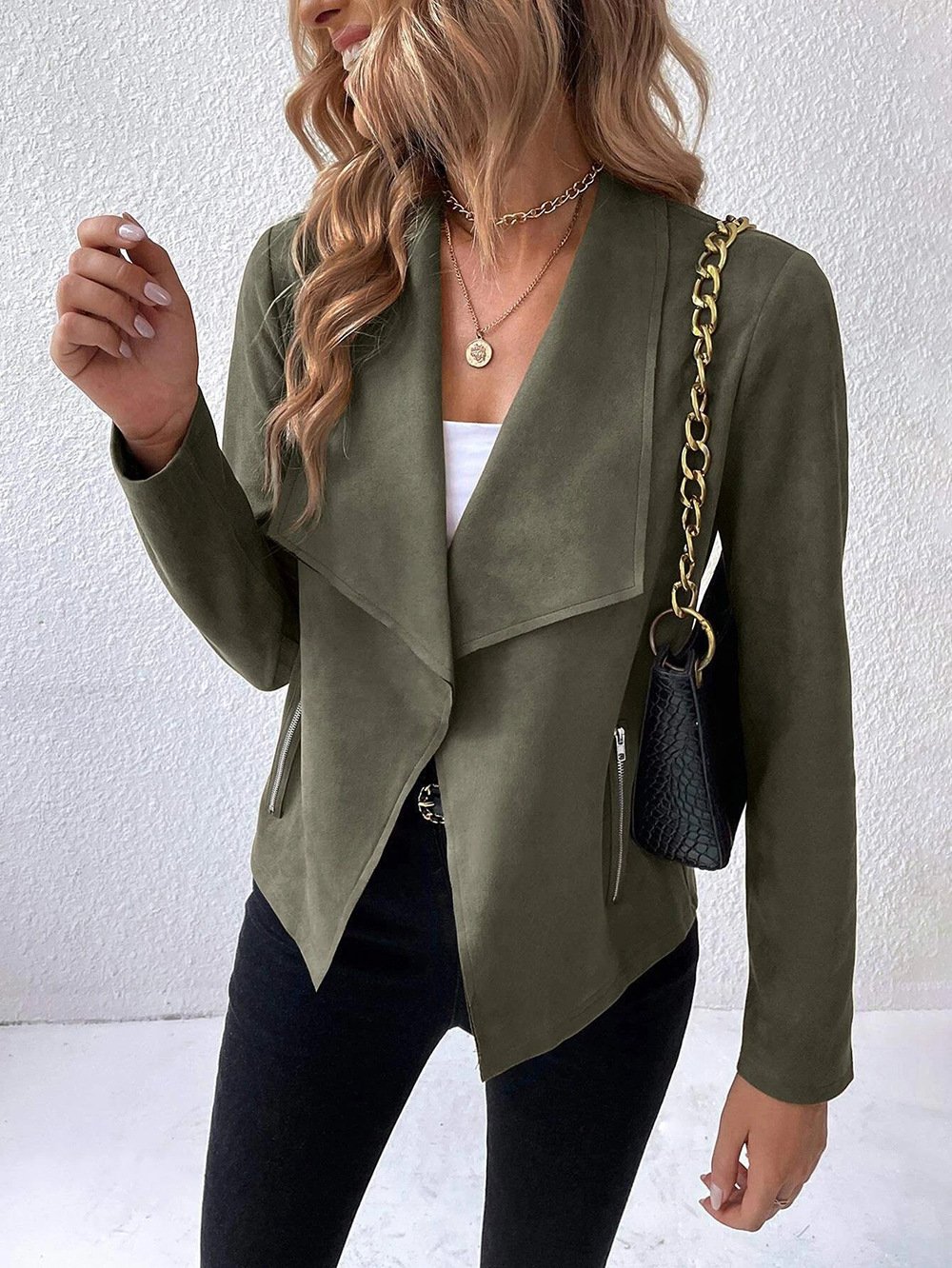 Plain Casual Jacket