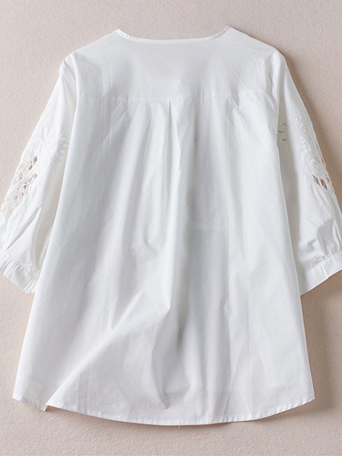 Plain Casual Loose Blouse