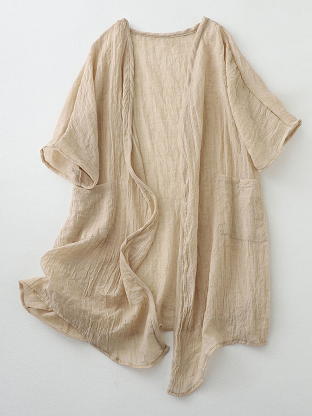 Others Cotton Casual Loose Kimono