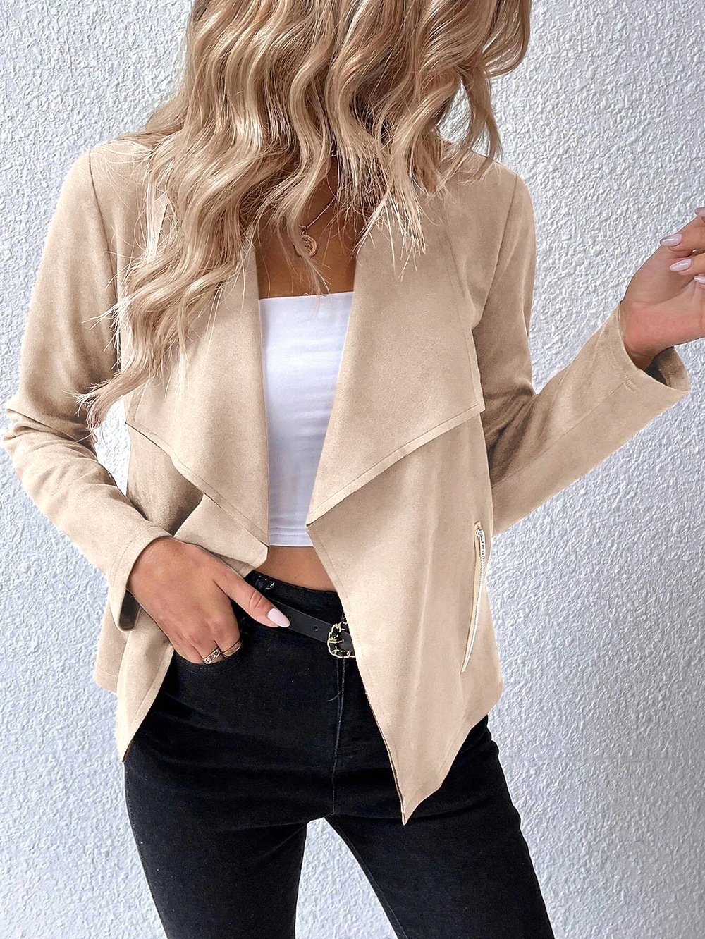 Plain Casual Jacket