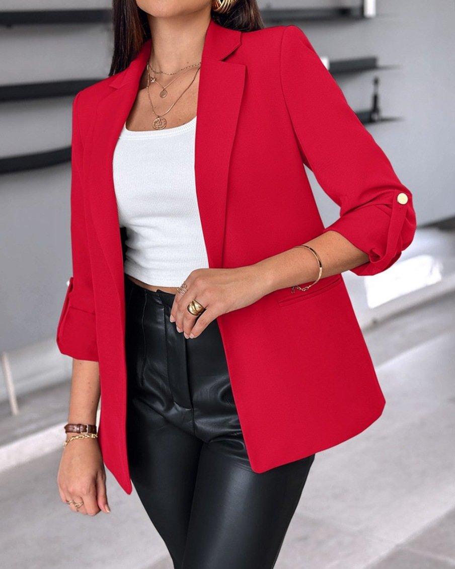 Casual Velvet Blazer