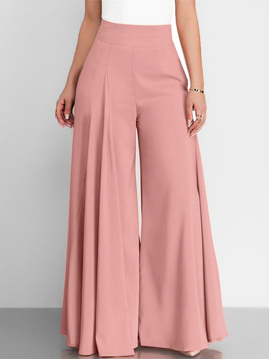 Casual Loose Plain Pants