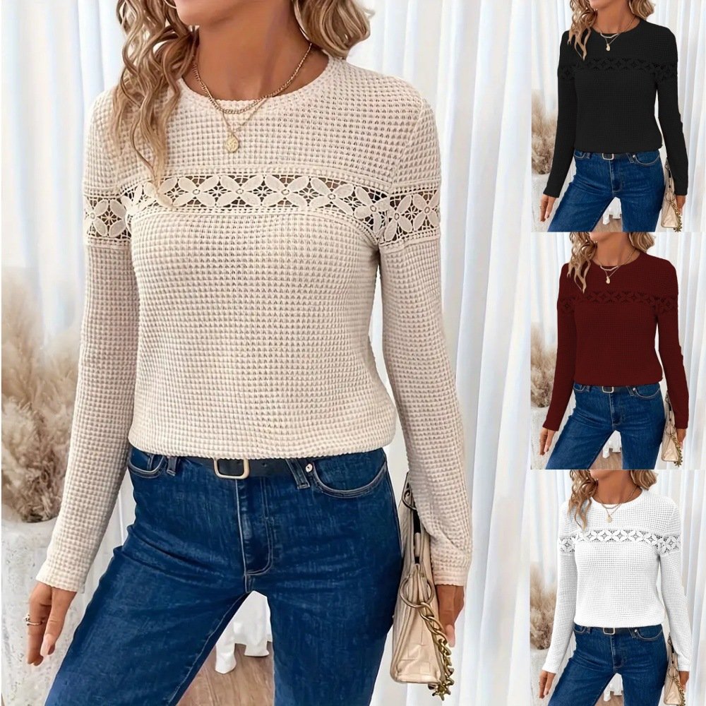 Loose Casual Crew Neck Blouse