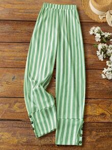 Casual Striped Loose Pants