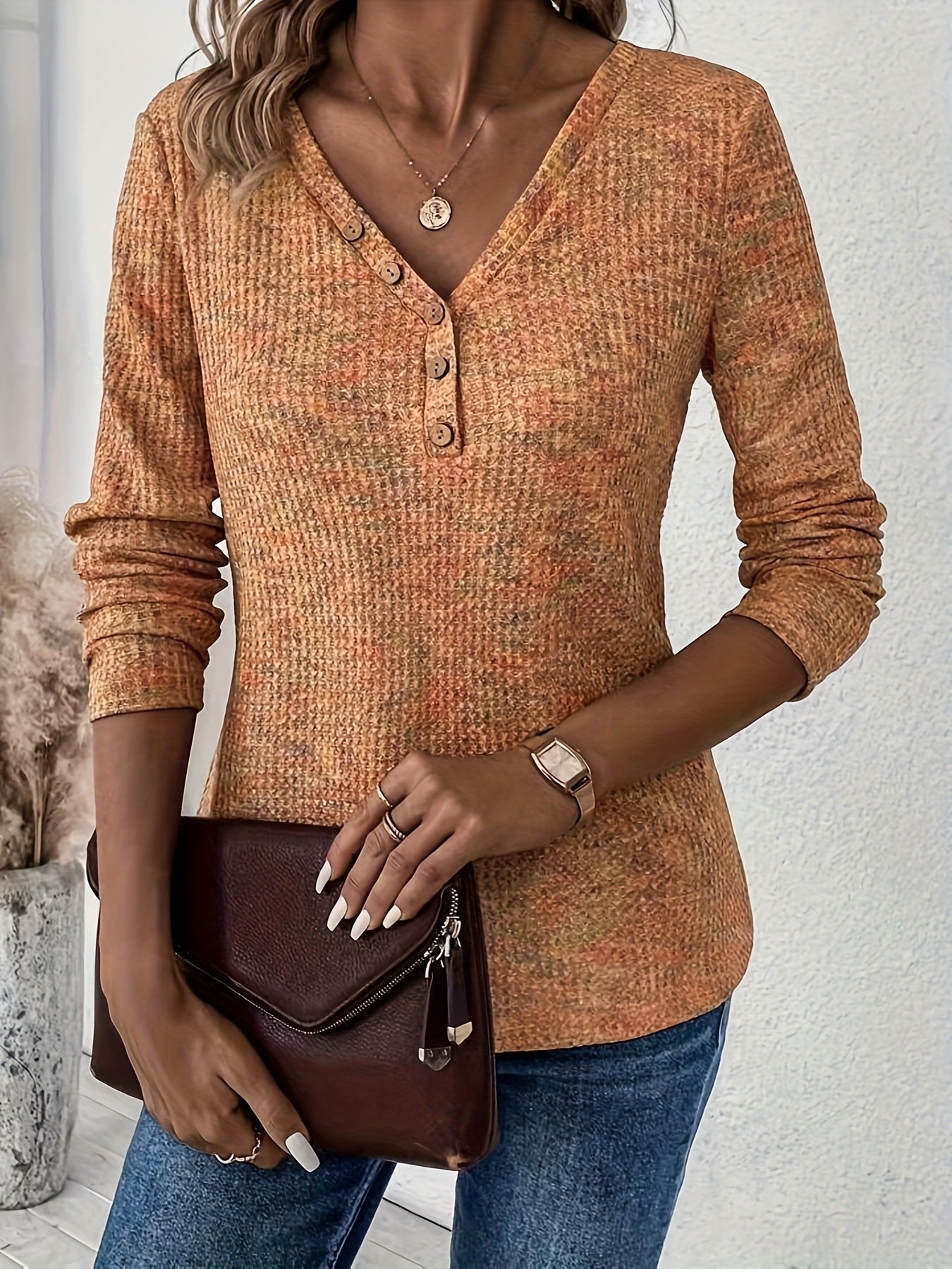 Casual Plain Loose Blouse