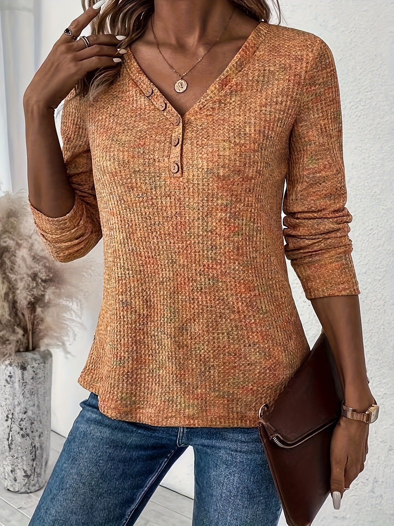 Casual Plain Loose Blouse