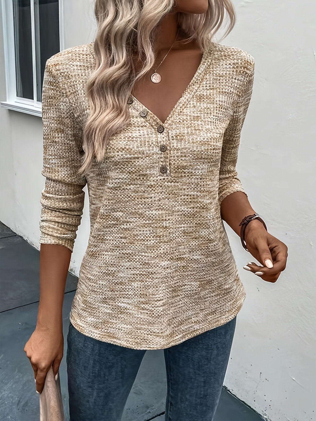 Casual Plain Loose Blouse