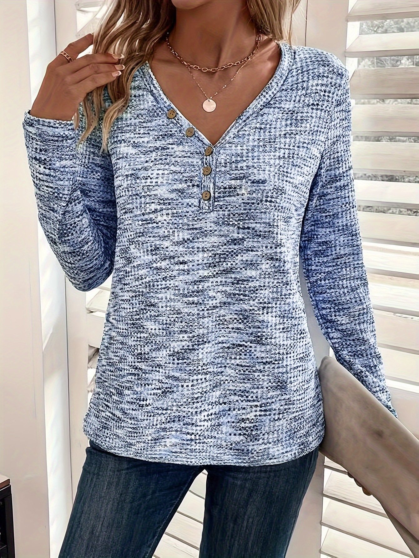 Casual Plain Loose Blouse