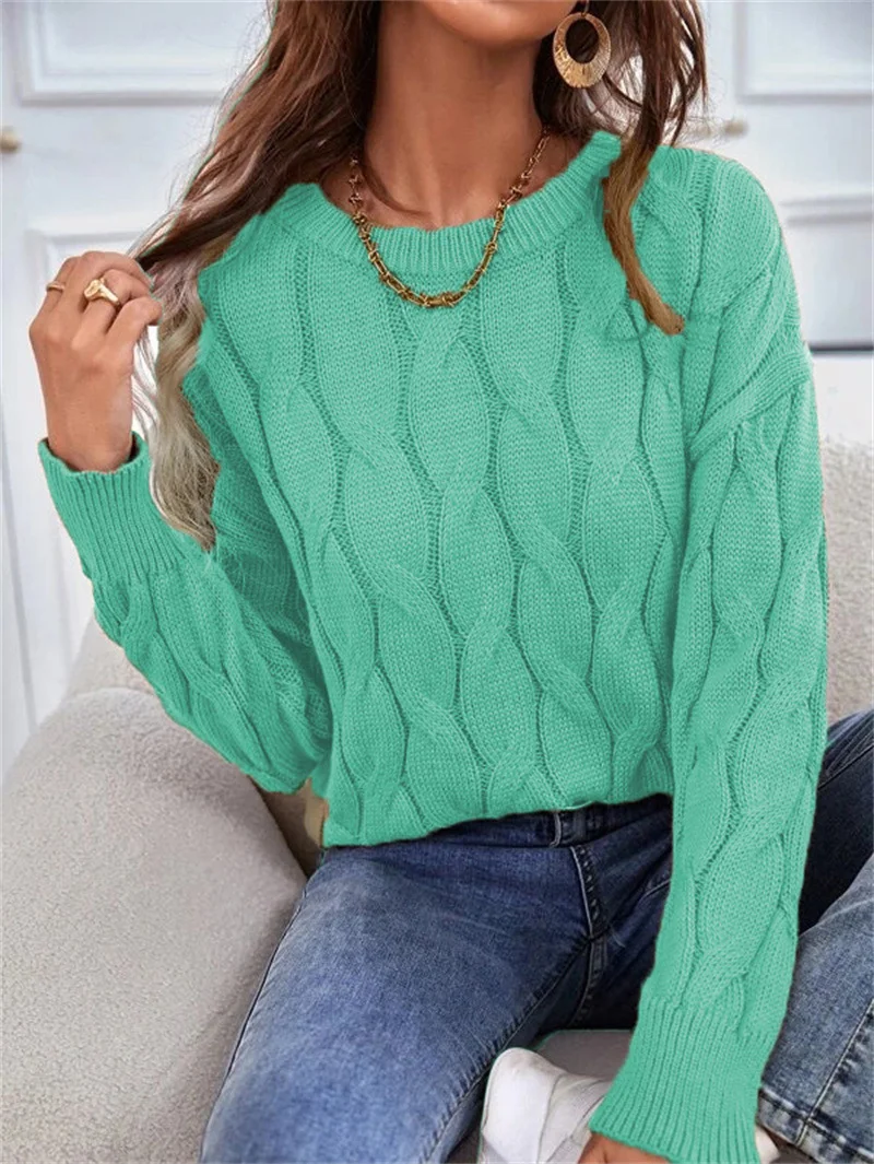 Casual Yarn/Wool Yarn Sweater