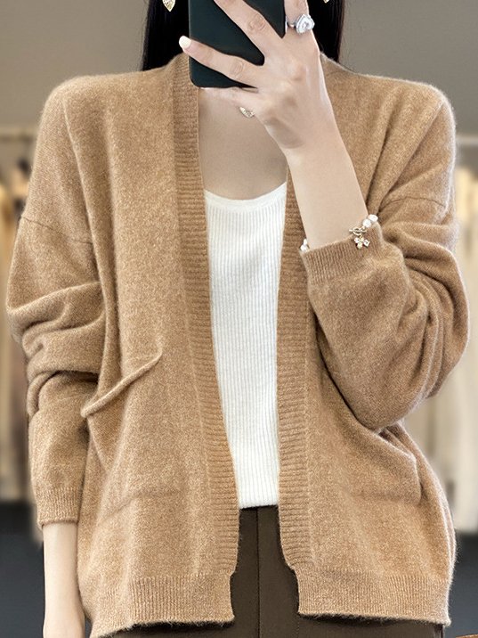 Casual Loose Wrap Cardigan