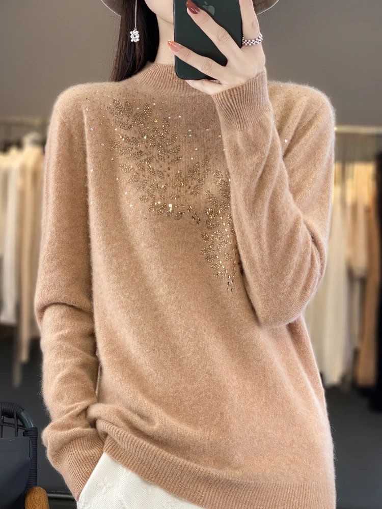 Hot Drilling Casual Plain Sweater