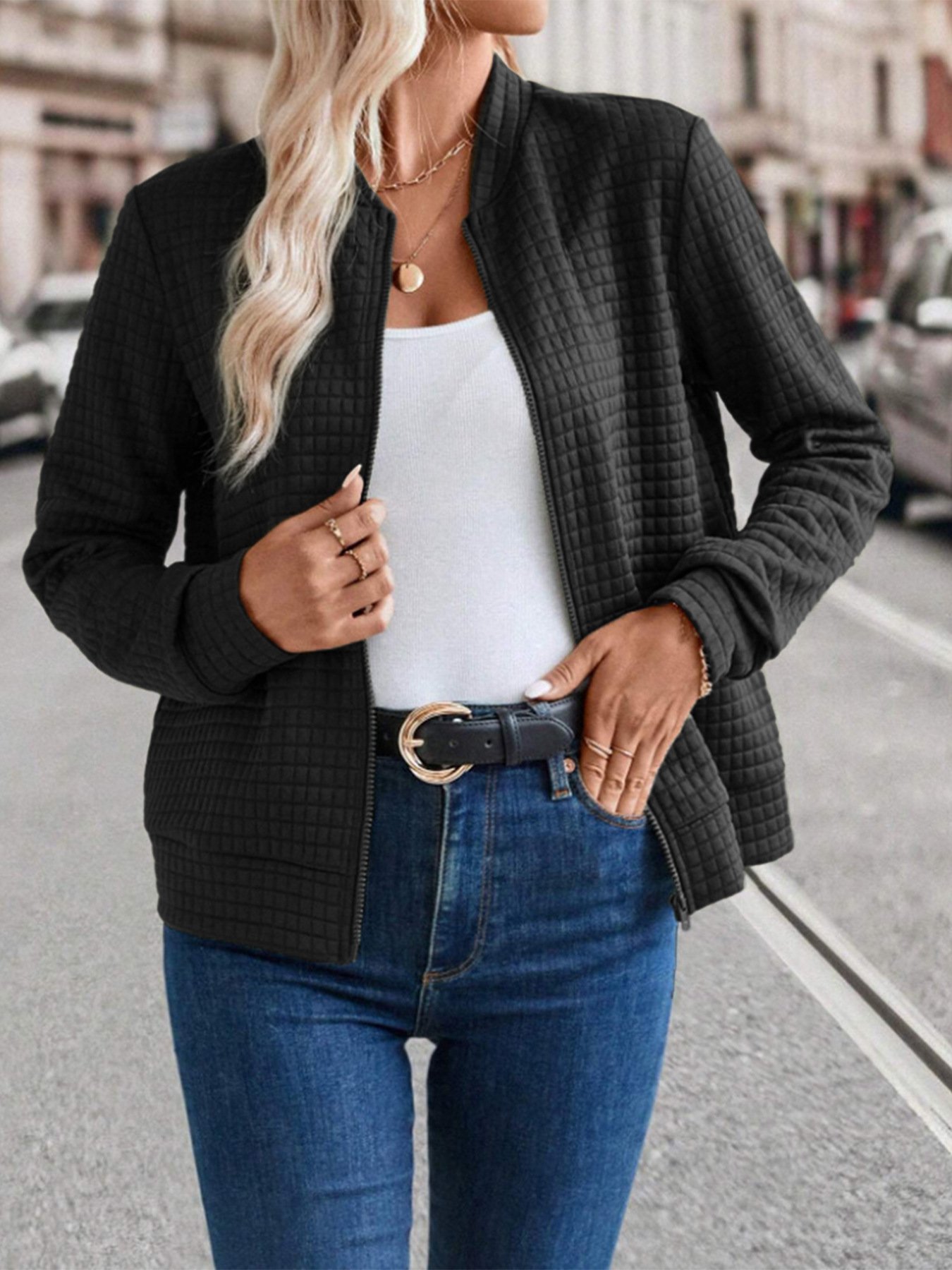 Casual Plain Jacket