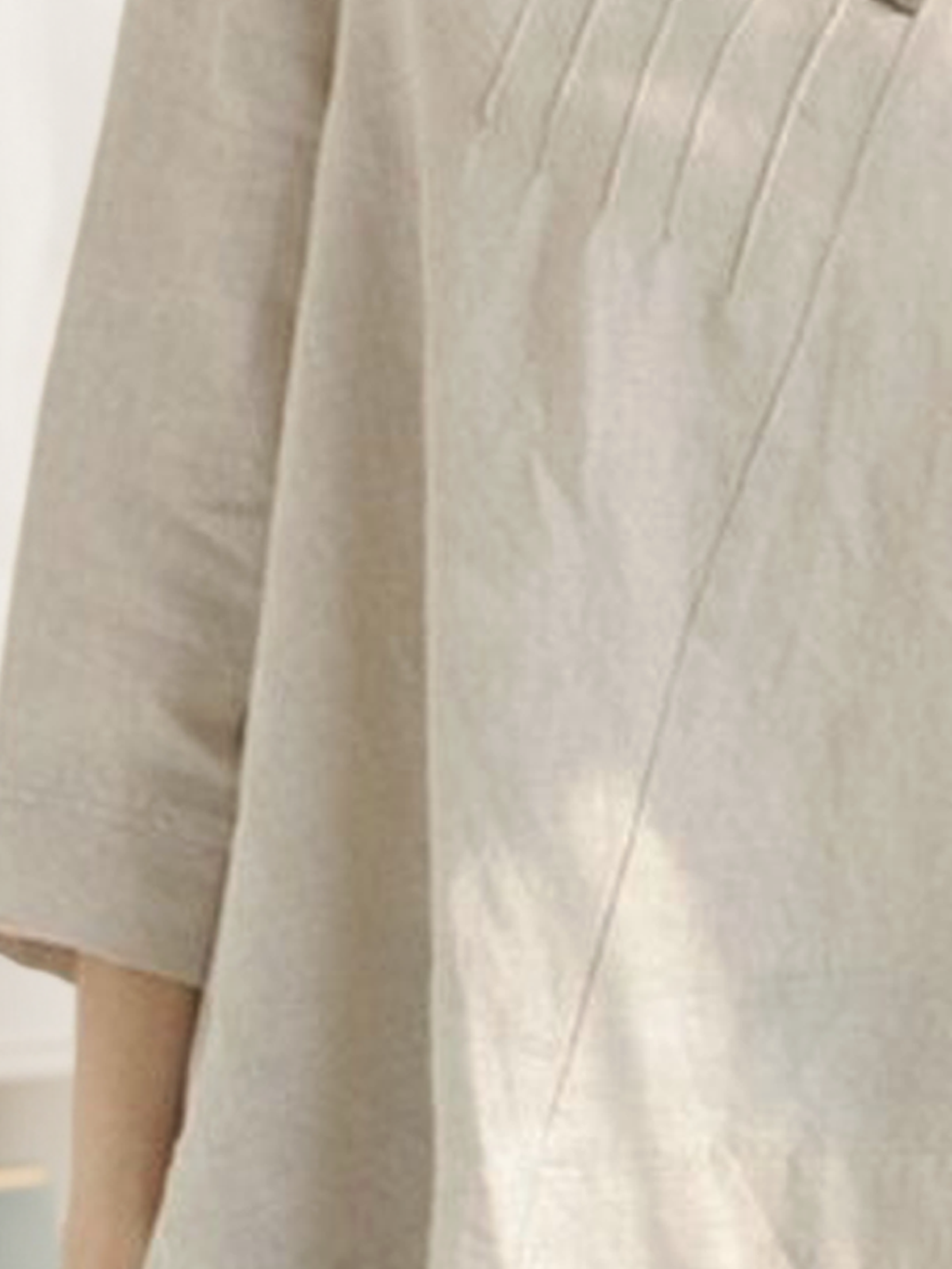 Linen Asymmetrical Blouse