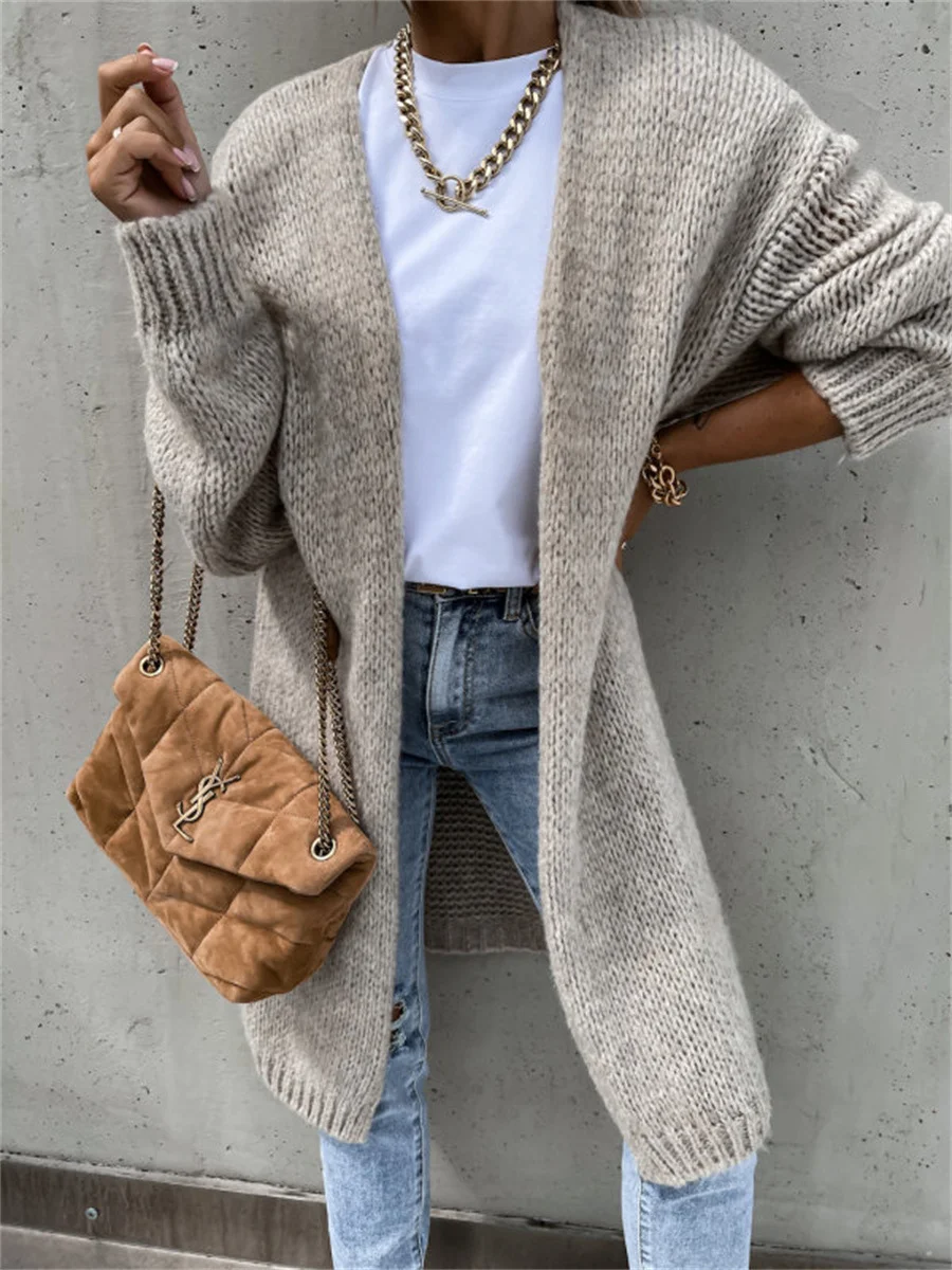 Casual Others Lace Plain Cardigan