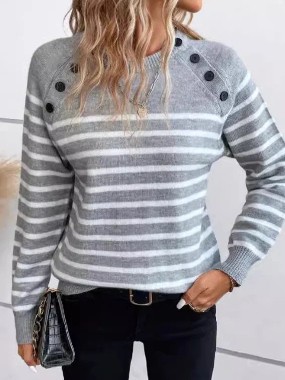 Yarn/Wool Yarn Casual Sweater