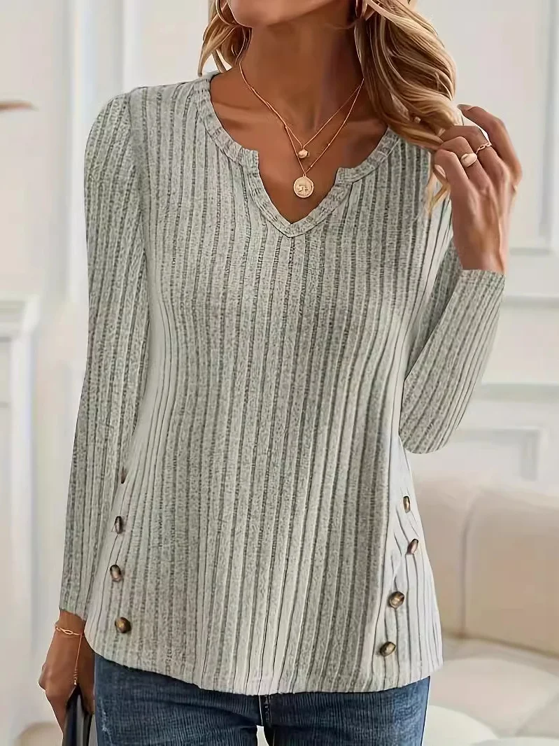 Jersey Loose Casual Blouse