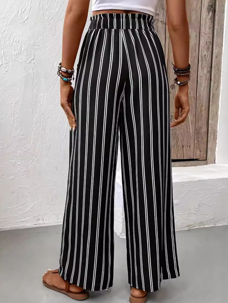 Striped Casual Loose Pants