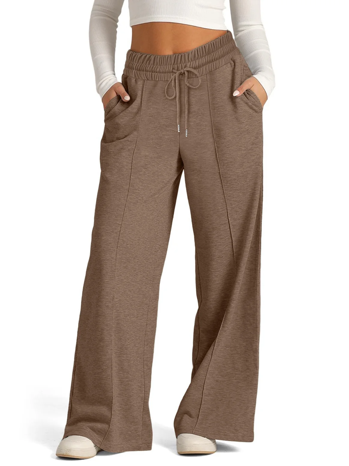 Jersey Plain Casual Pants