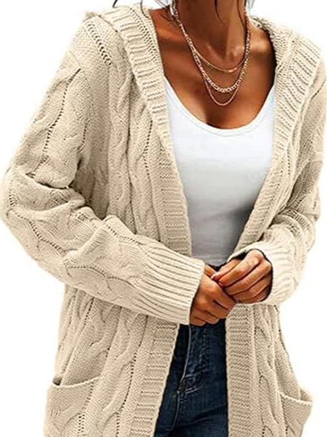 Plain V Neck Cardigan