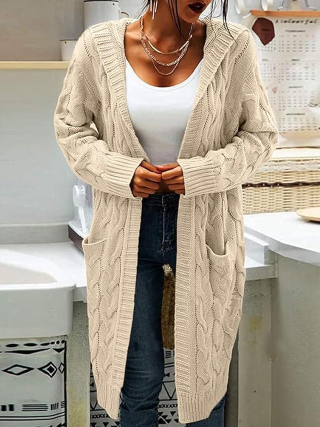 Plain V Neck Cardigan