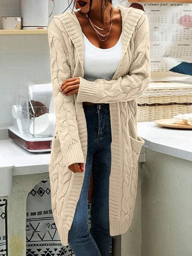 Plain V Neck Cardigan