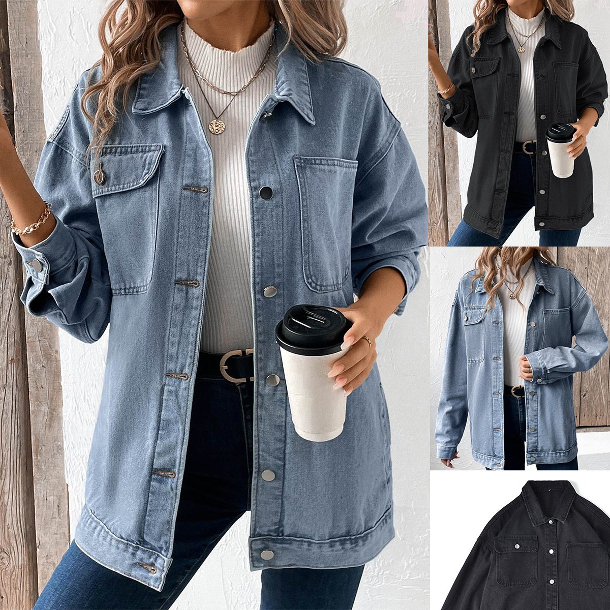 Denim Casual Loose Jacket