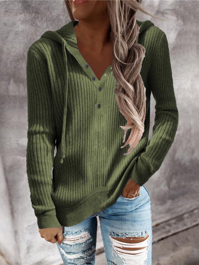 Casual Hoodie Wool/Knitting Sweater