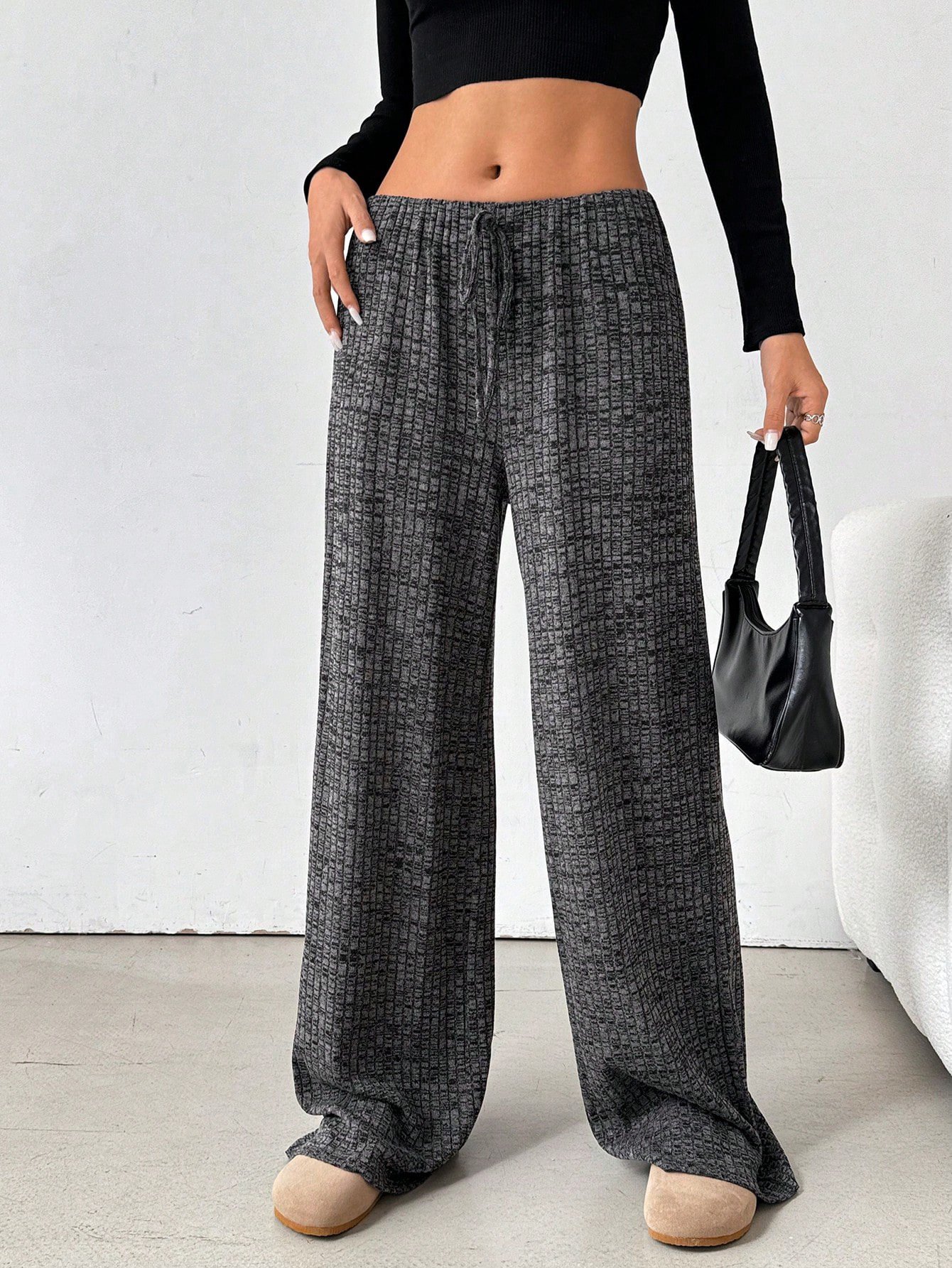 Striped Loose Casual Sweatpants & Joggers