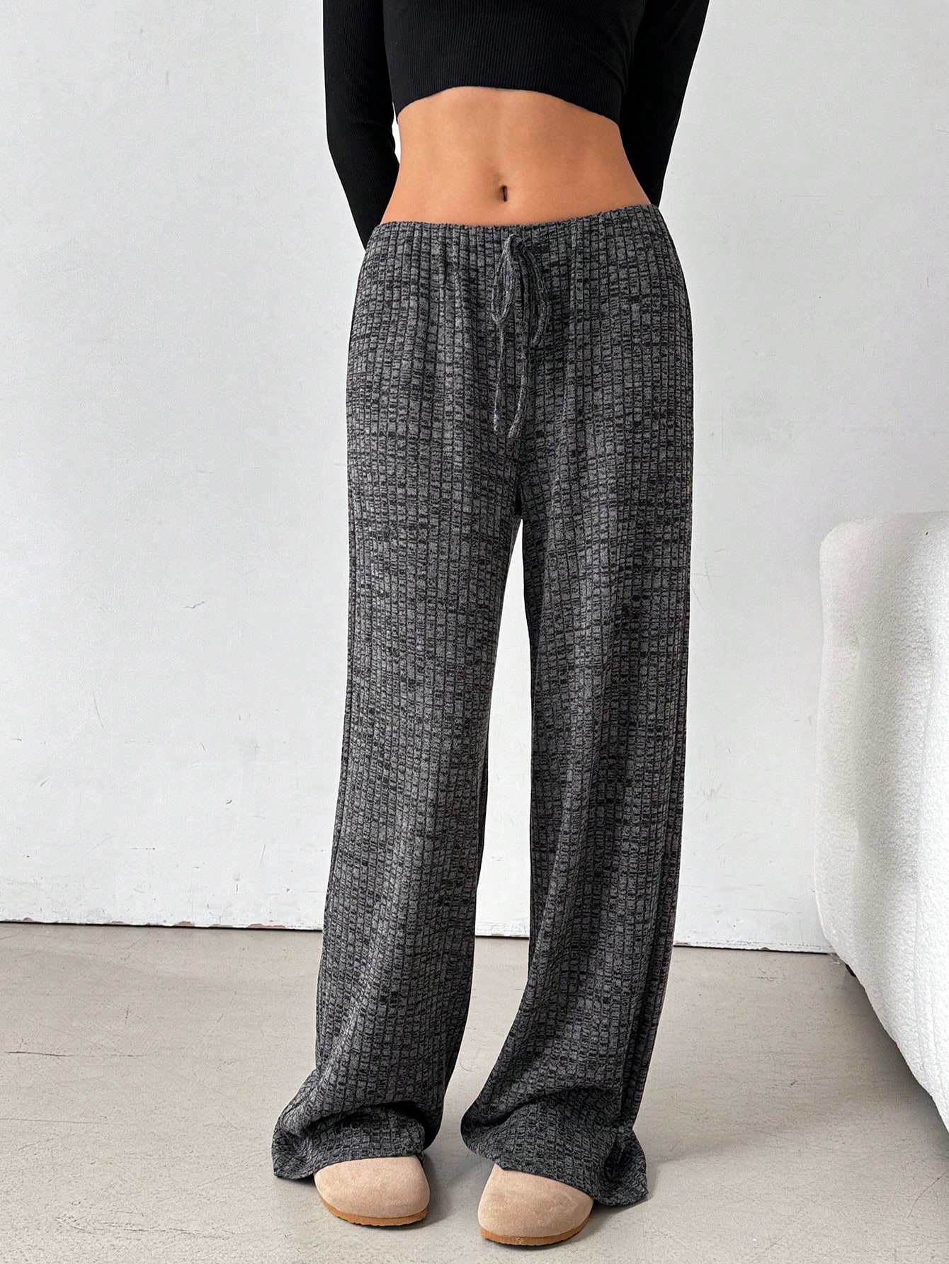 Striped Loose Casual Sweatpants & Joggers