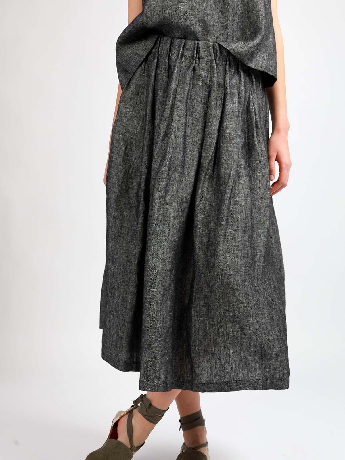 Linen Plain Skirt