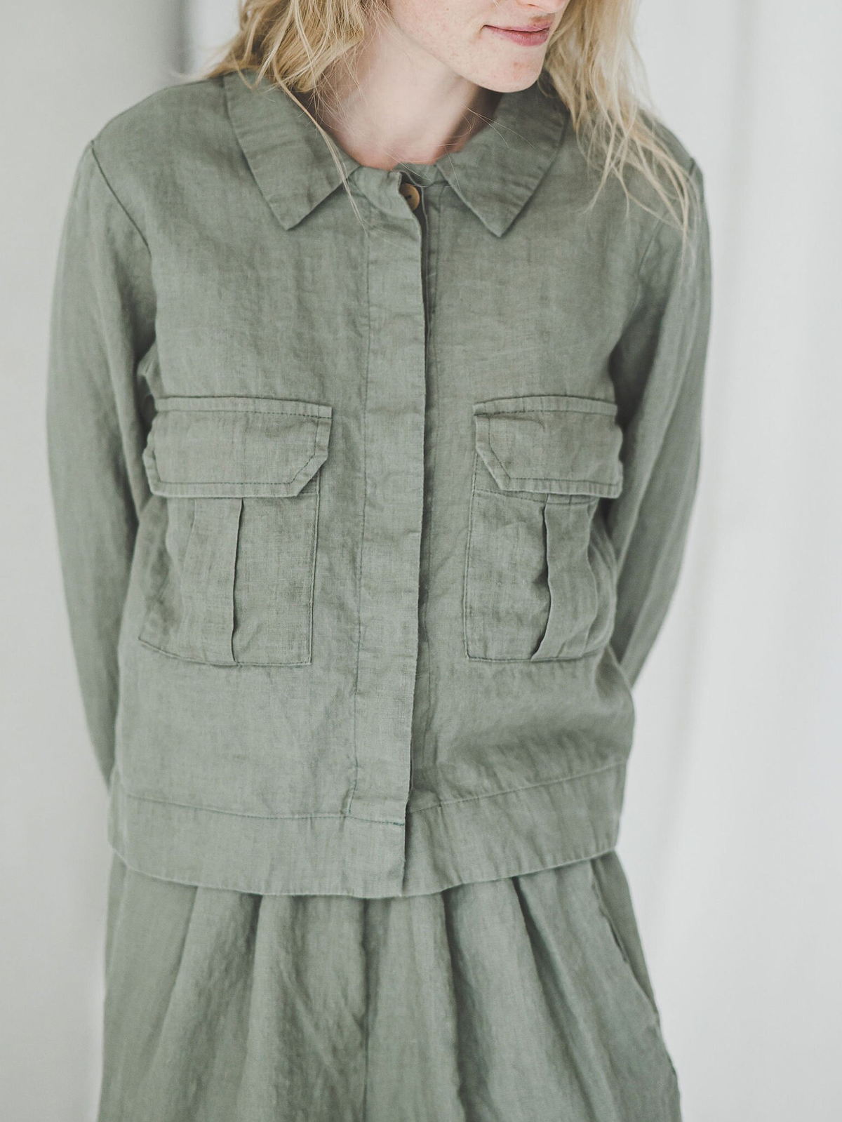 Linen Cotton And Linen Jacket