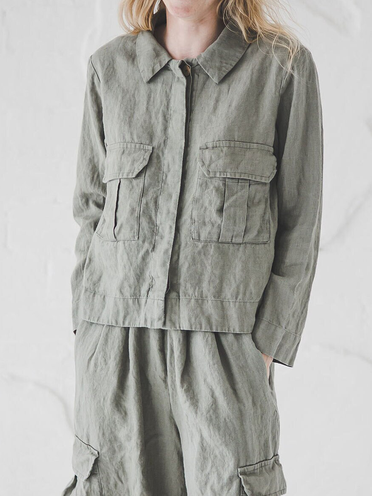 Linen Cotton And Linen Jacket