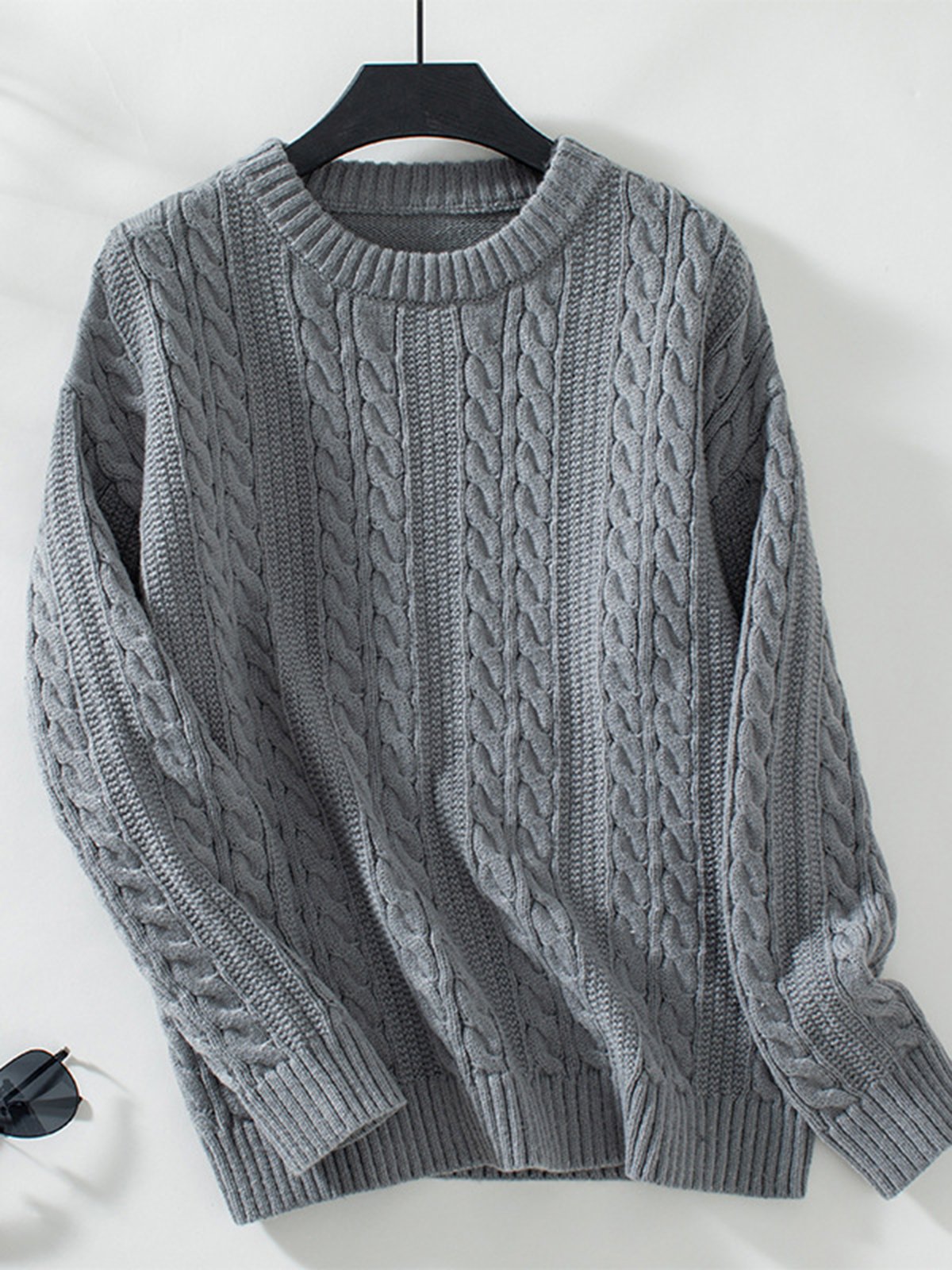 Loose Casual Plain Sweater