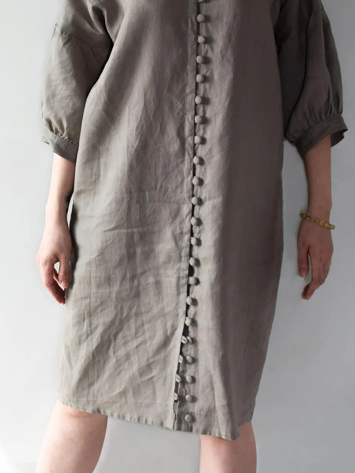 Cotton And Linen Linen Dress