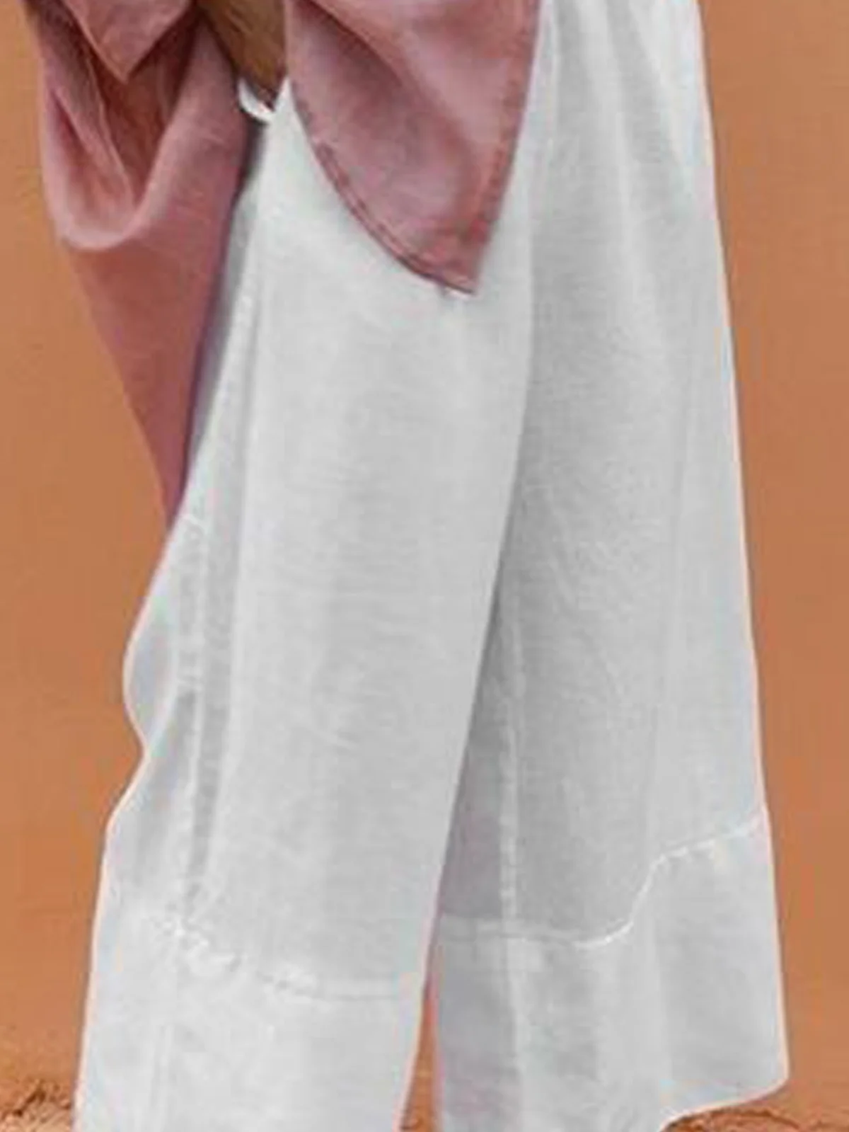 Cotton And Linen Loose Linen Pants